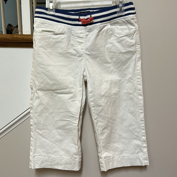 Mini Boden white sailor long pants - Picture 1 of 12